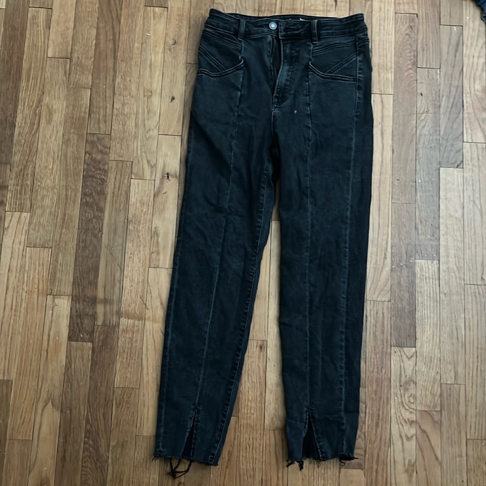 Stradivarius; Mom Slim Black